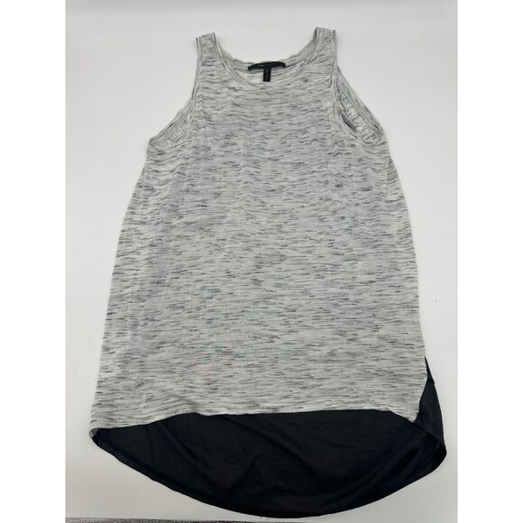 BCBG MaxAzria top for Women Tunic Style Semi Sheer Top Sz M*  Black - Picture 1 of 6
